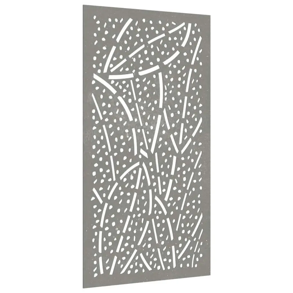 Garden Wall Decoration 105x55 cm Corten Steel Leaf Design 824475