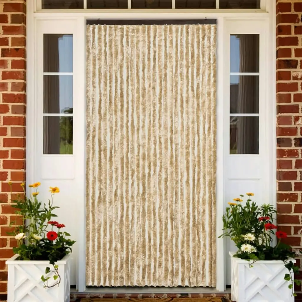 Insect Curtain Beige 100x220 cm Chenille 284284