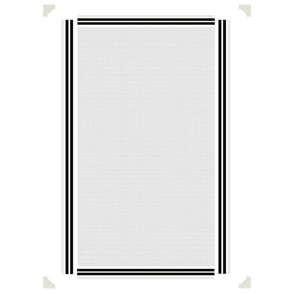 Magnetic Insect Screen for Windows White 80x140 cm 153847