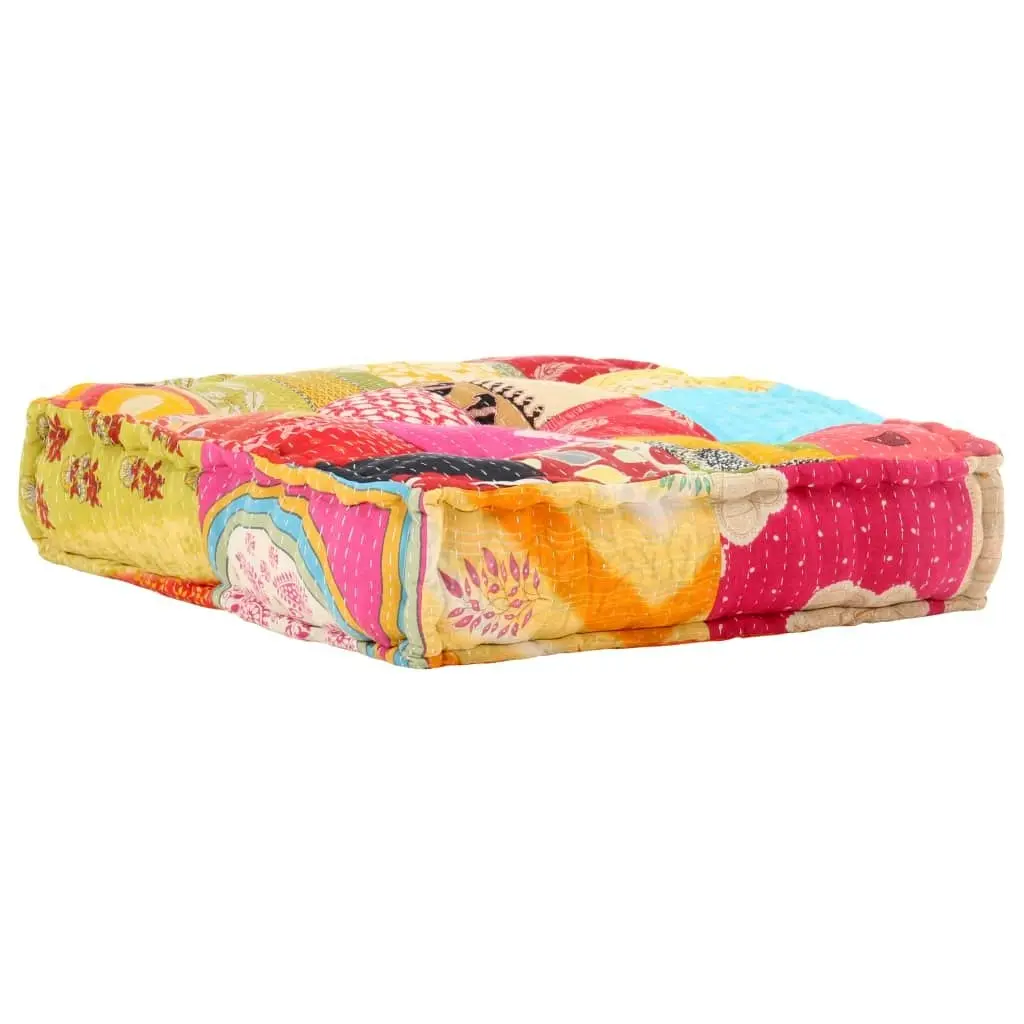 Modular Pouffe Patchwork Fabric 287712