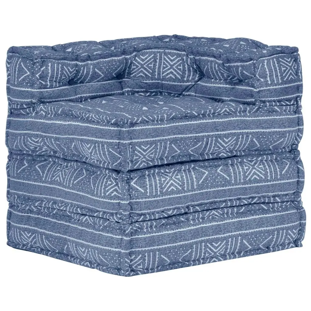 Modular Pouffe Indigo Fabric 287701