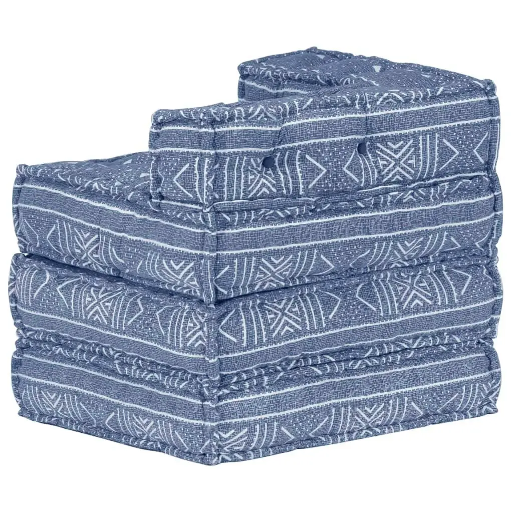 Modular Pouffe Indigo Fabric 287701