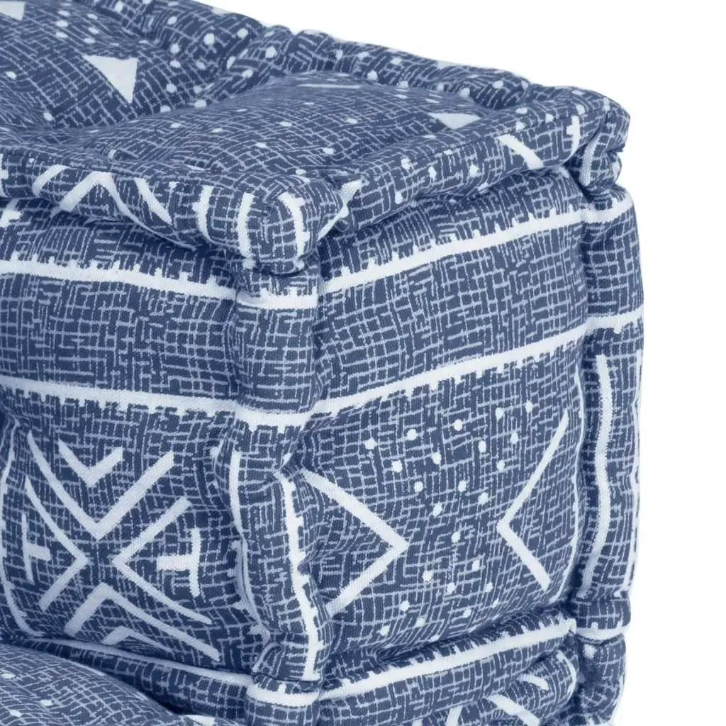 Modular Pouffe Indigo Fabric 287701