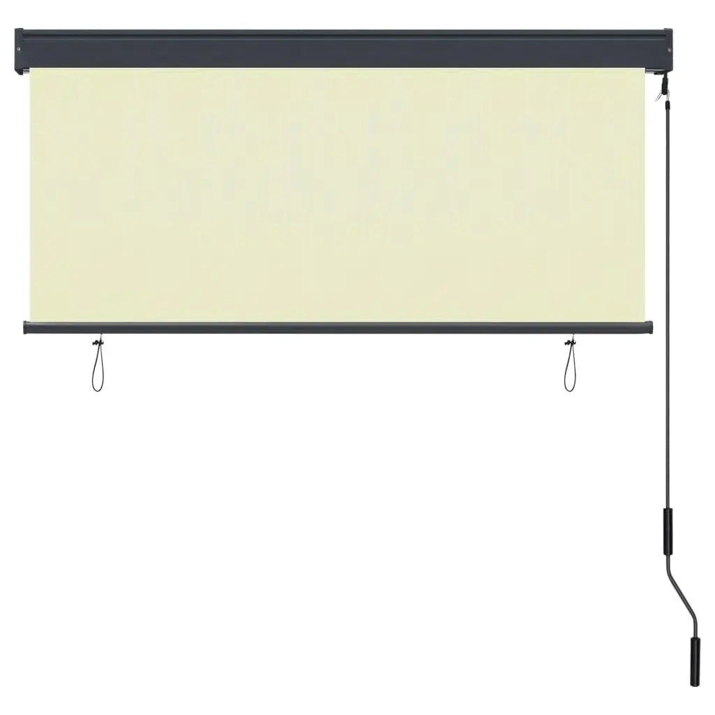 Outdoor Roller Blind 140x250 cm Cream 145971