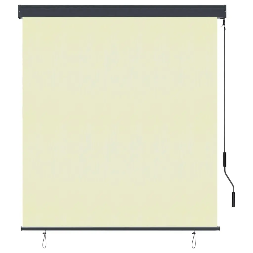 Outdoor Roller Blind 140x250 cm Cream 145971