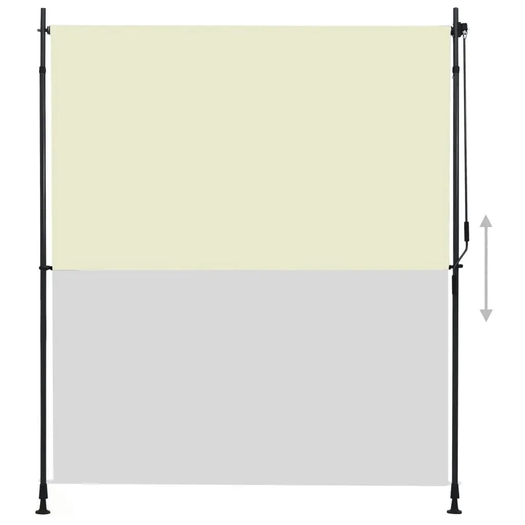 Outdoor Roller Blind 200x270 cm Cream 145942