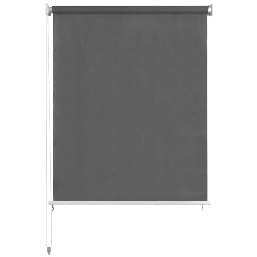 Outdoor Roller Blind 220x140 cm Anthracite 43488