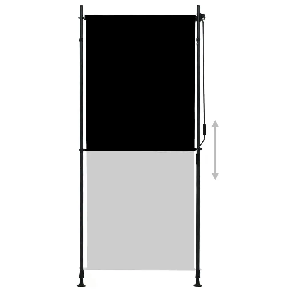 Outdoor Roller Blind 100x270 cm Anthracite 145935