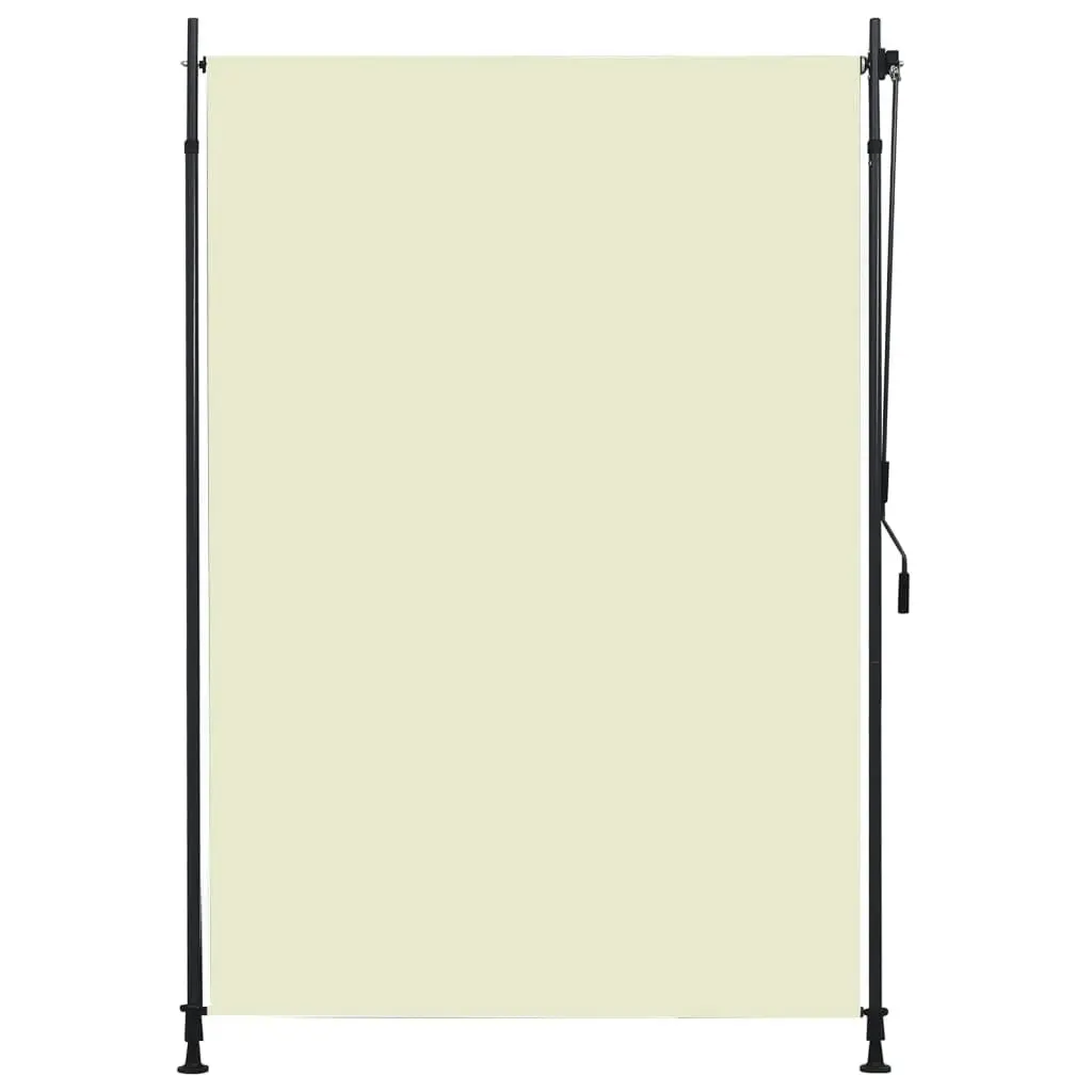 Outdoor Roller Blind 150x270 cm Cream 145941