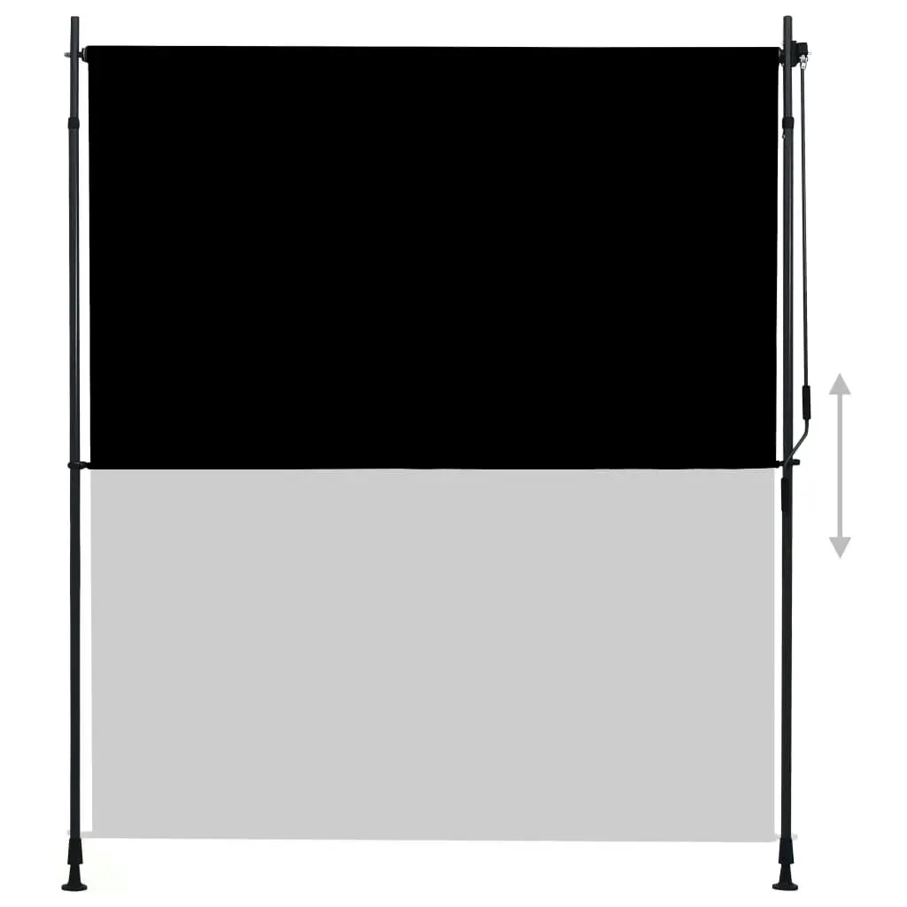 Outdoor Roller Blind 200x270 cm Anthracite 145938