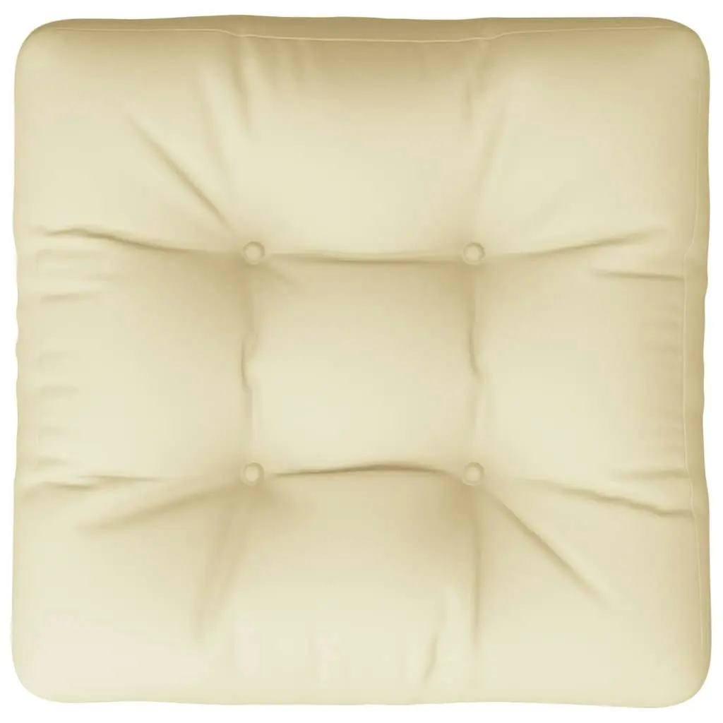 Pallet Cushion Cream 50x50x12 cm Fabric 314369