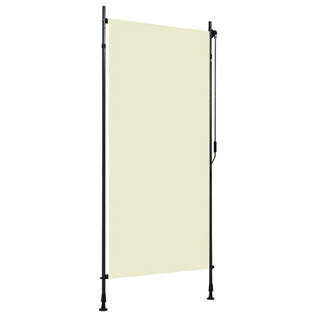 Outdoor Roller Blind 100x270 cm Cream 145939