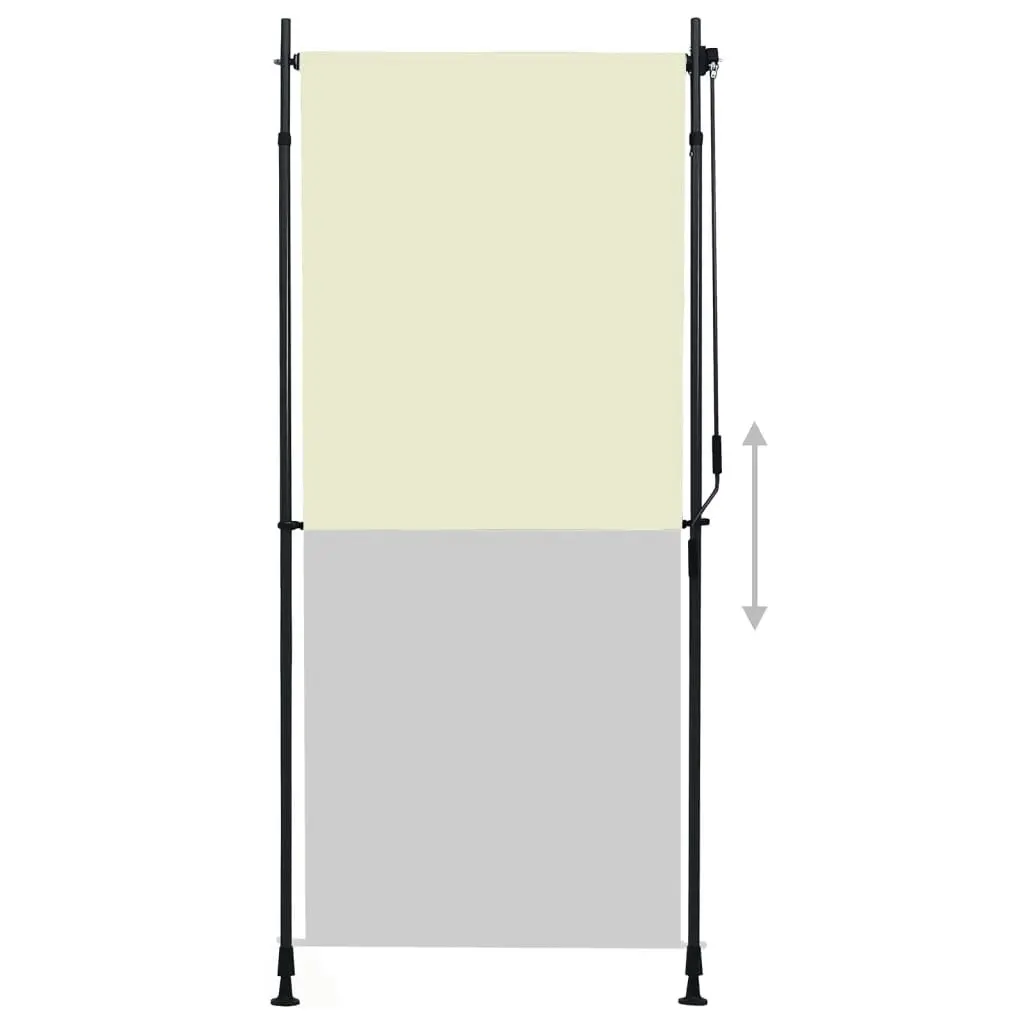 Outdoor Roller Blind 100x270 cm Cream 145939