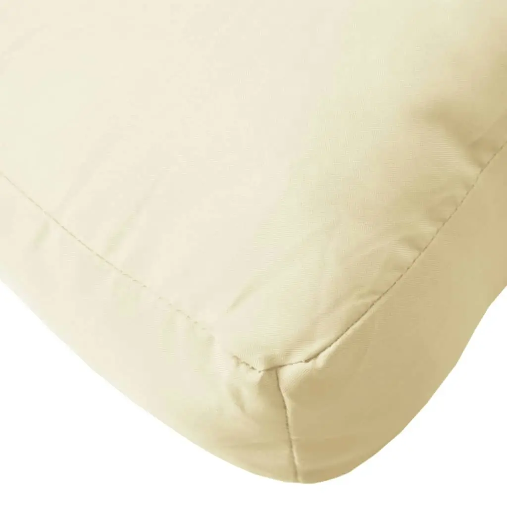 Pallet Cushion Cream 50x40x12 cm Fabric 314425