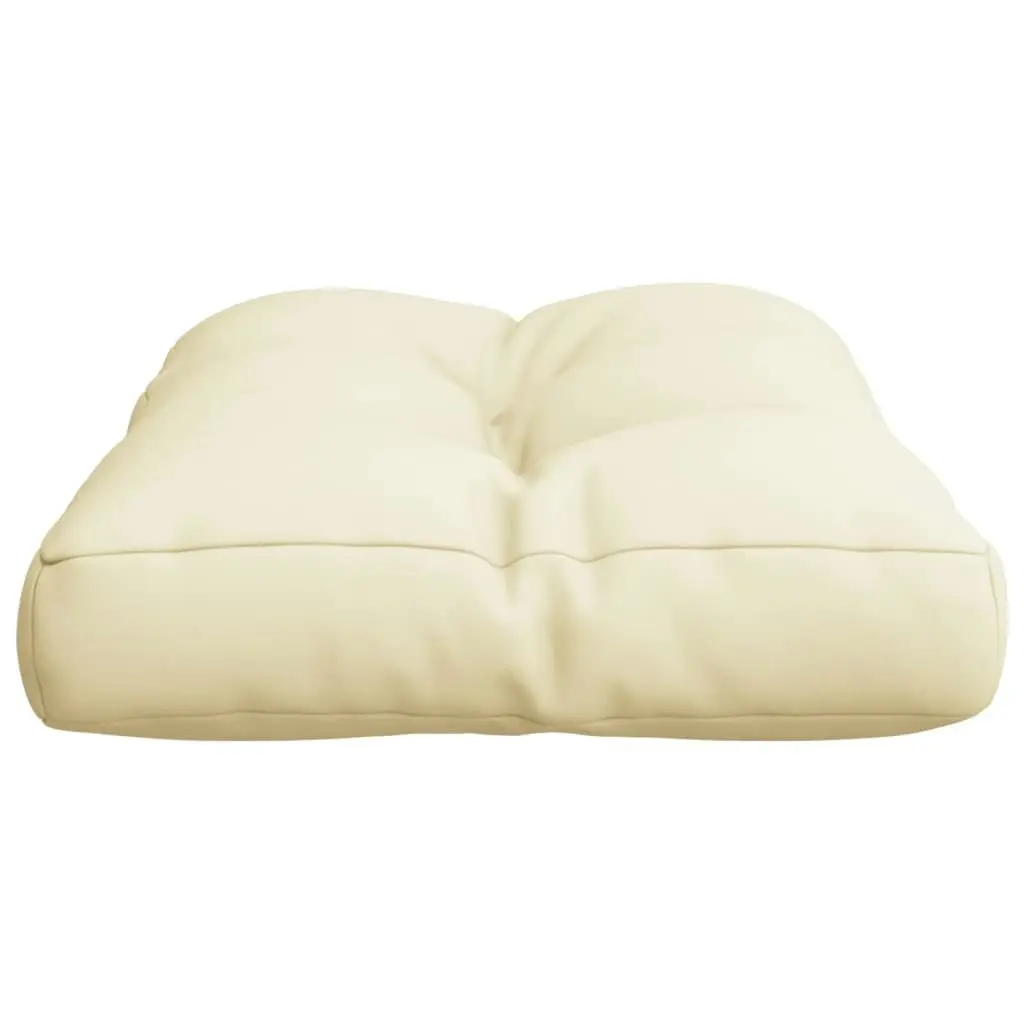 Pallet Cushion Cream 50x40x12 cm Fabric 314425