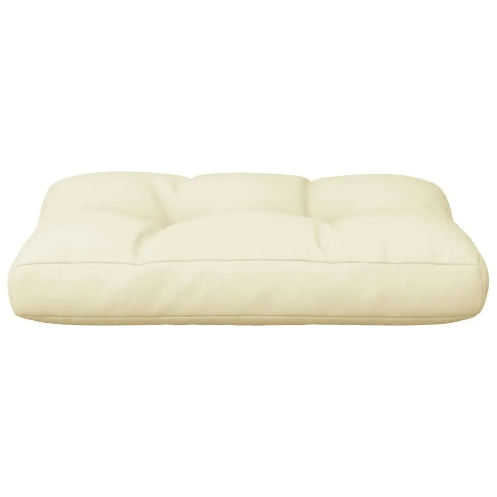 Pallet Cushion Cream 50x40x12 cm Fabric 314425