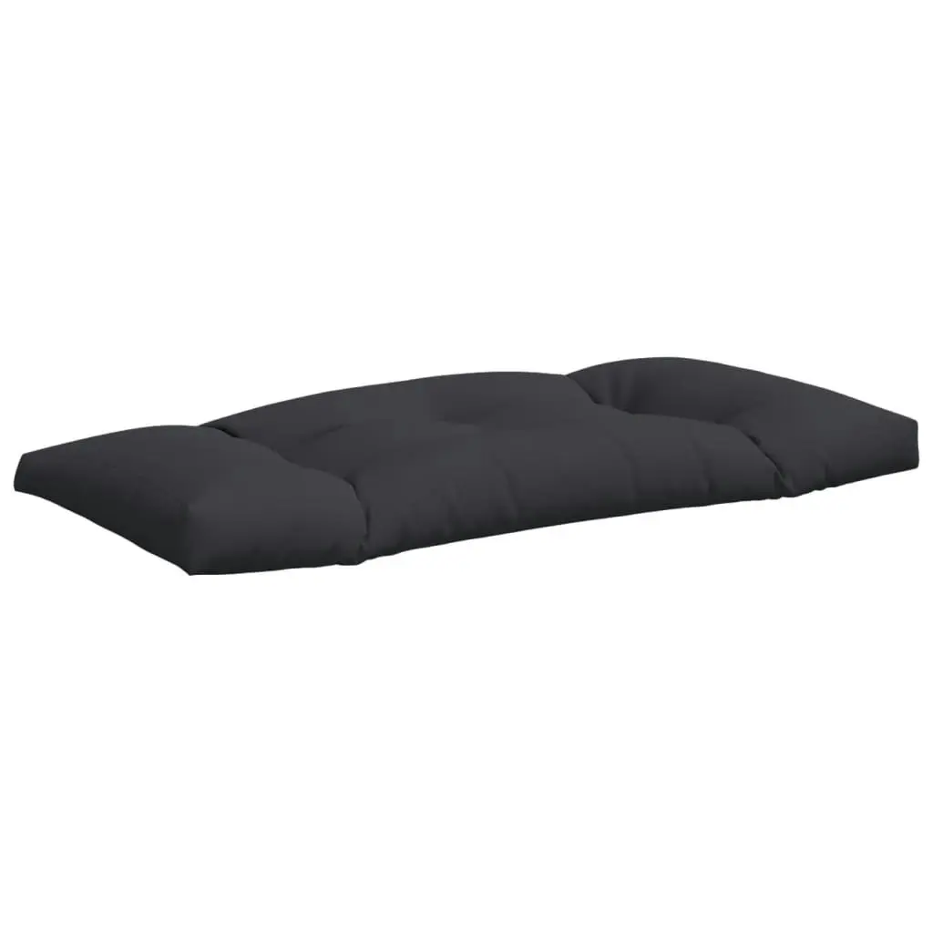 Pallet Cushions 2 pcs Black Fabric 314653