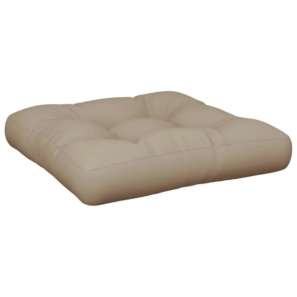 Pallet Cushions 2 pcs Taupe Fabric 314491