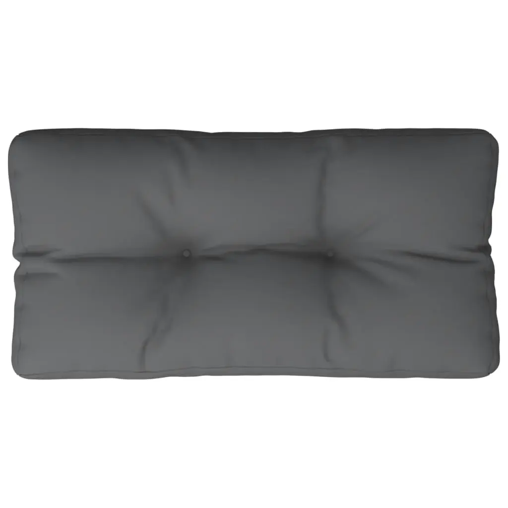 Pallet Cushion Anthracite 70x40x12 cm Fabric 314448