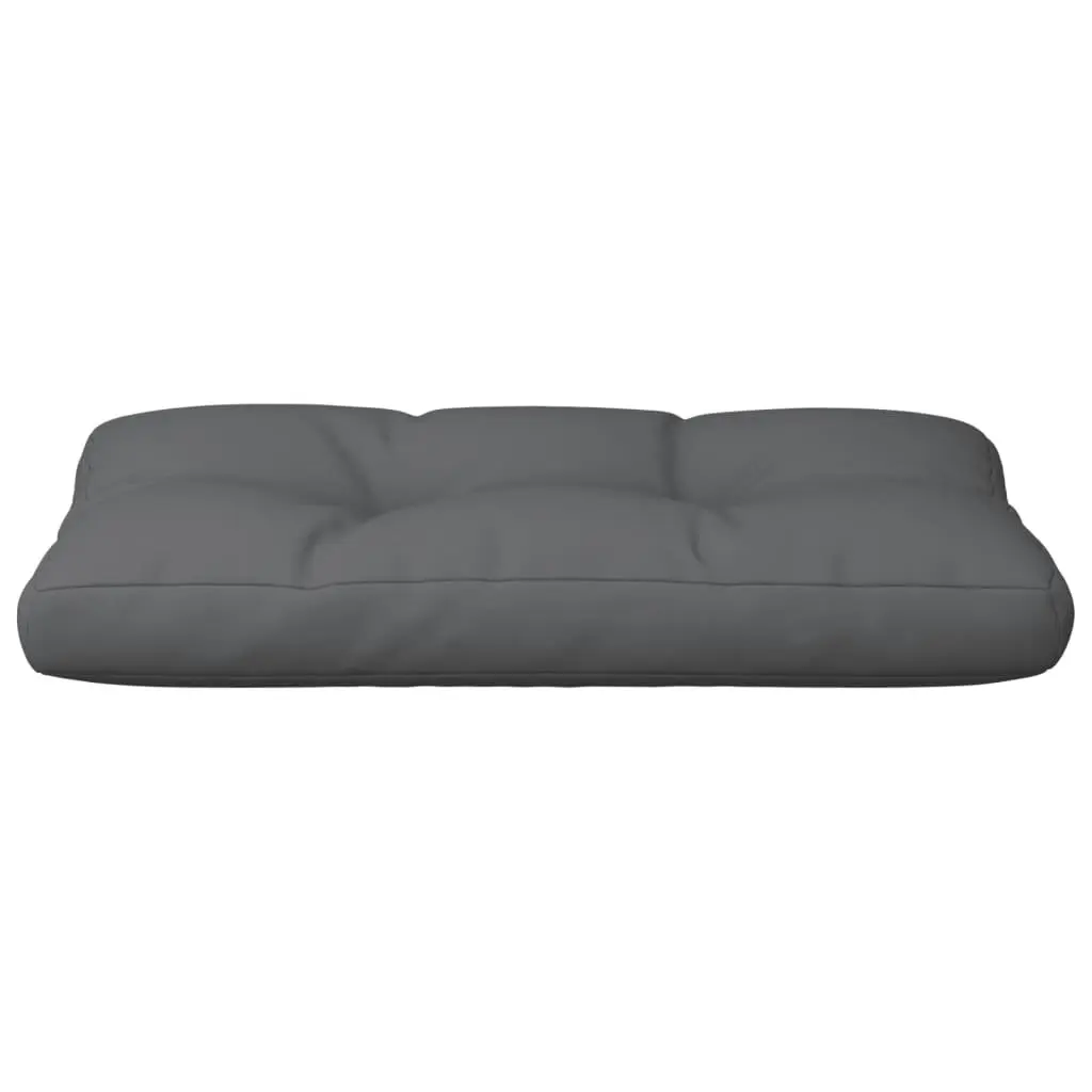 Pallet Cushion Anthracite 70x40x12 cm Fabric 314448