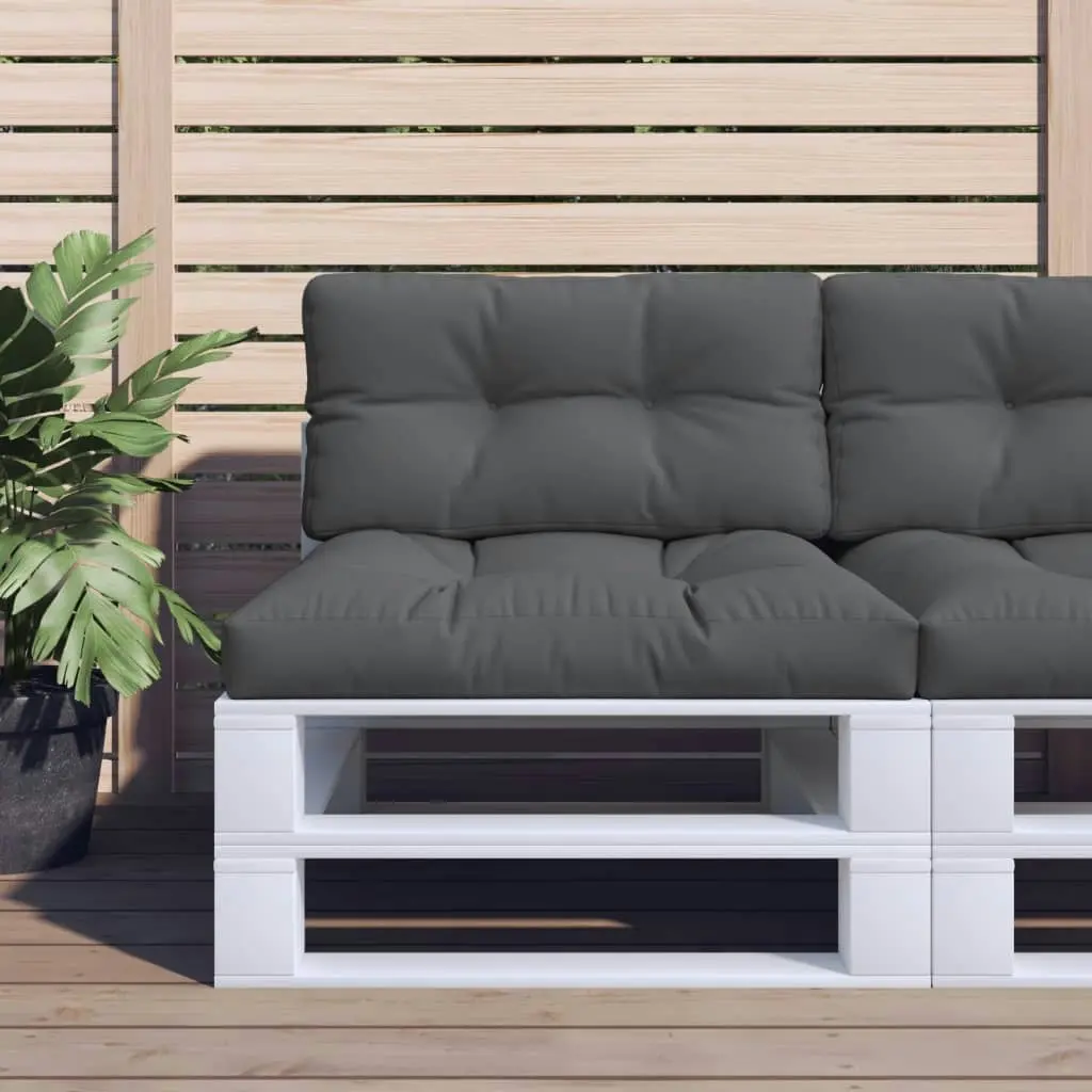 Pallet Cushion Anthracite 70x40x12 cm Fabric 314448