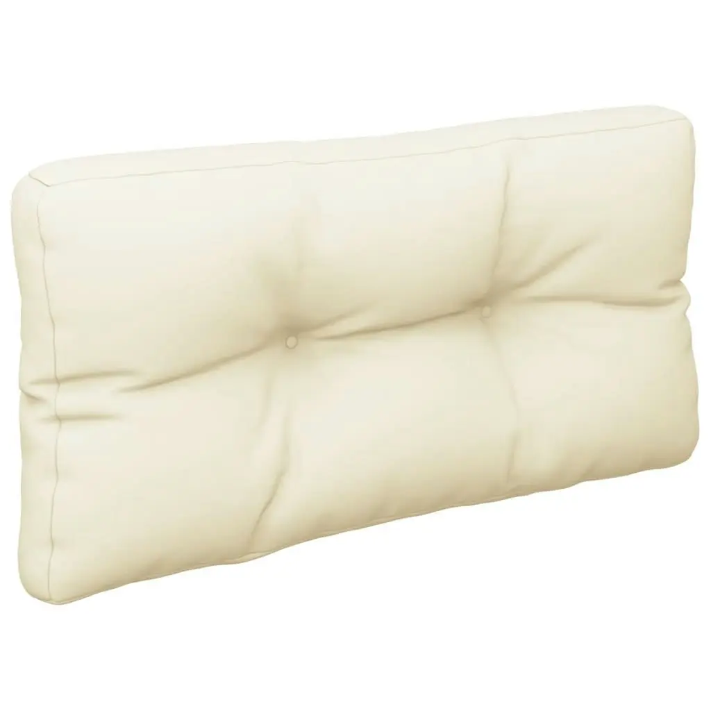 Pallet Cushions 2 pcs Cream Fabric 314530