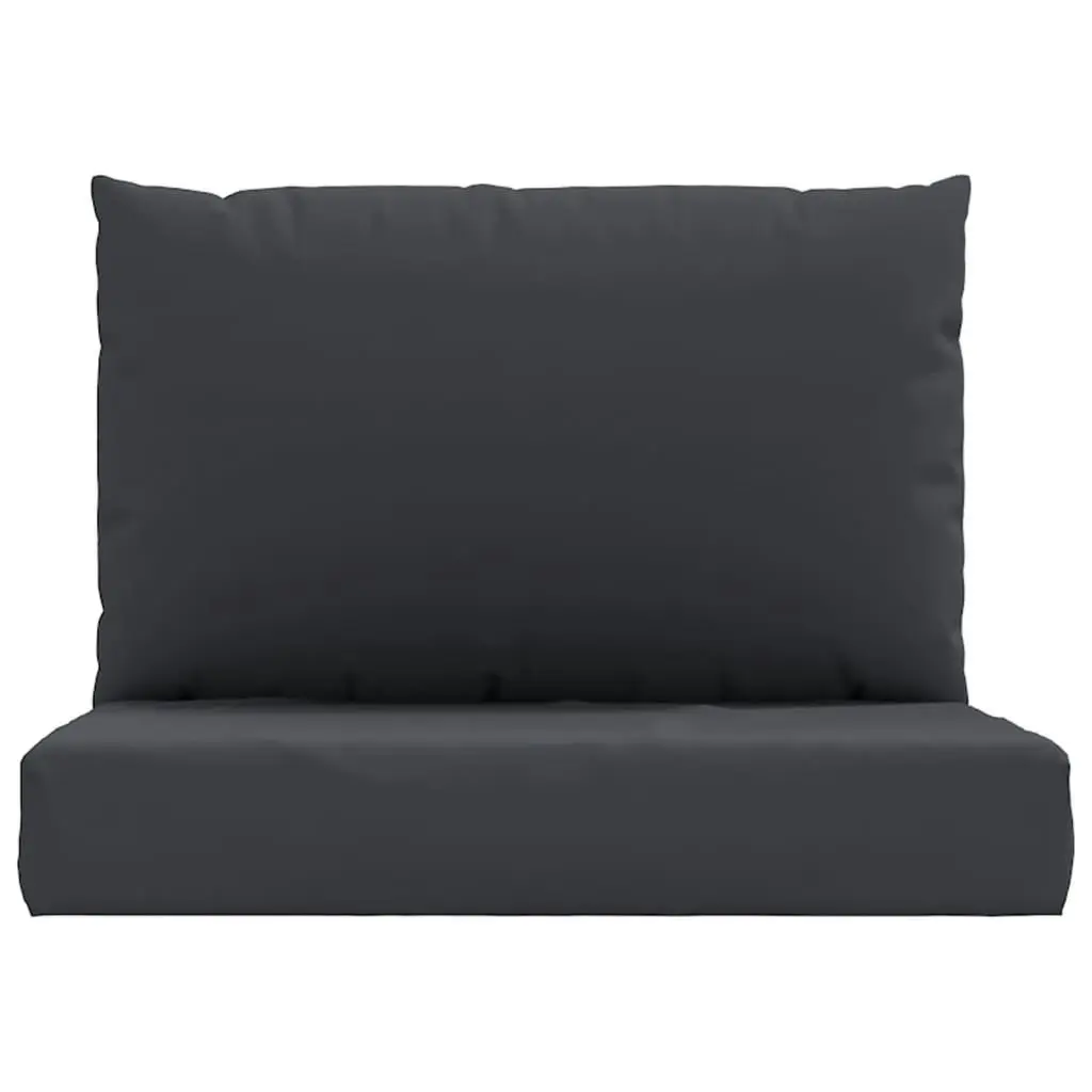 Pallet Cushions 2 pcs Black Oxford Fabric 361761