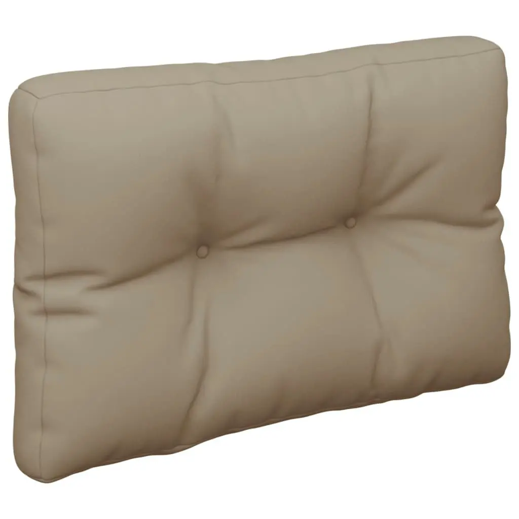 Pallet Cushions 2 pcs Taupe Fabric 314506