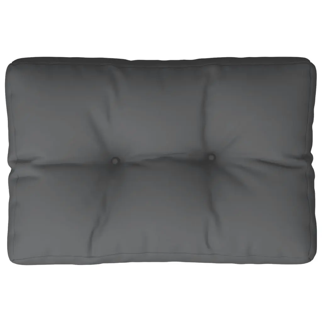 Pallet Cushion Anthracite 60x40x12 cm Fabric 315232