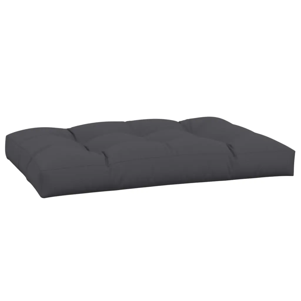 Pallet Cushion Anthracite 120x80x12 cm Fabric 314413