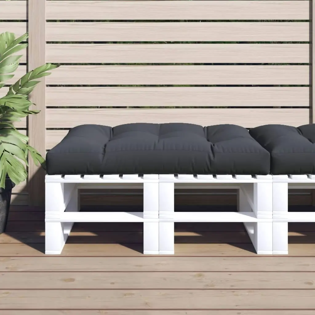 Pallet Cushion Anthracite 120x80x12 cm Fabric 314413