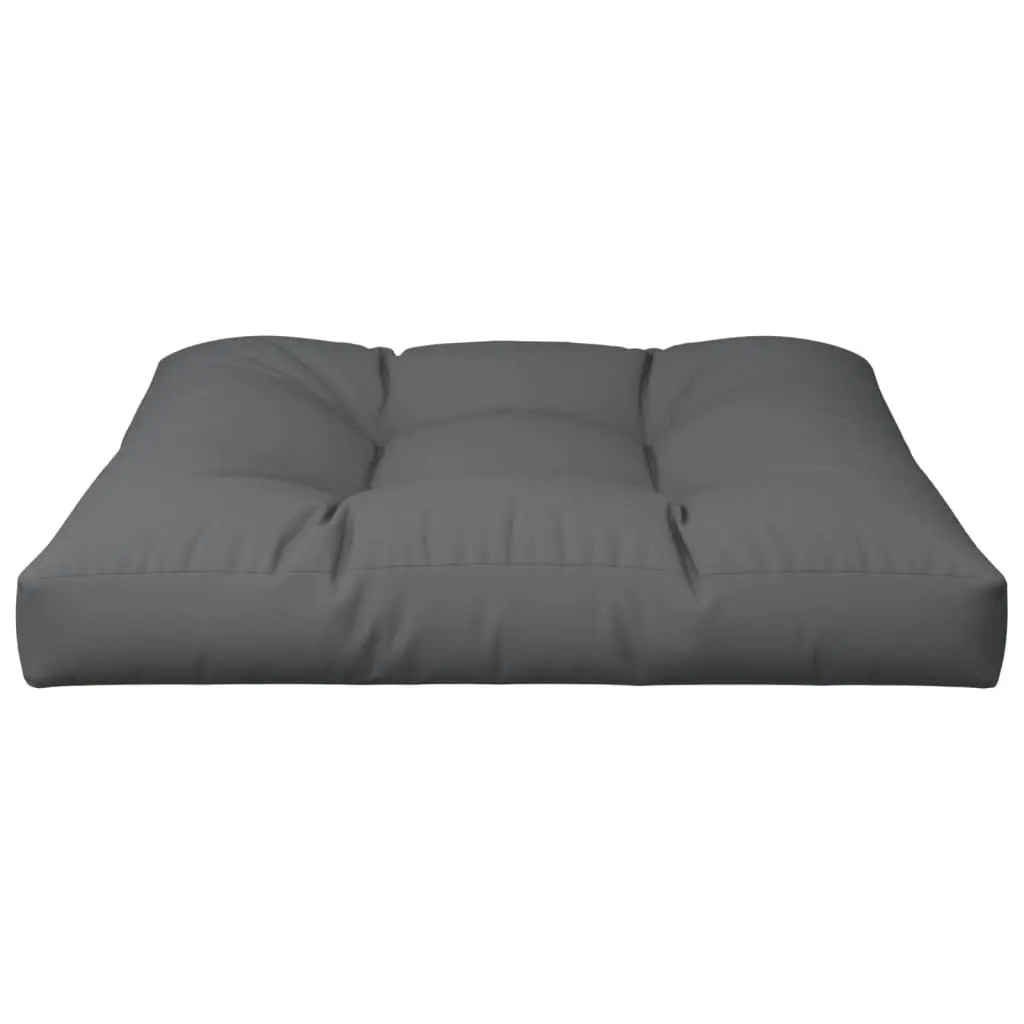 Pallet Cushion Anthracite 70x70x12 cm Fabric 314388