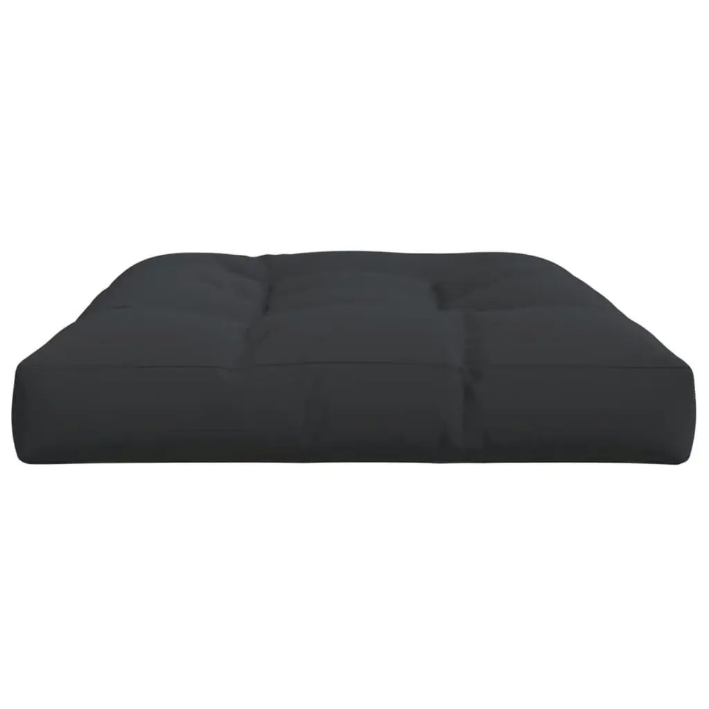 Pallet Cushion Black 120x80x12 cm Fabric 47502