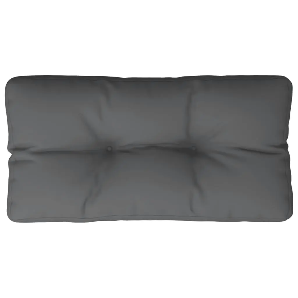 Pallet Cushion Anthracite 80x40x12 cm Fabric 315237