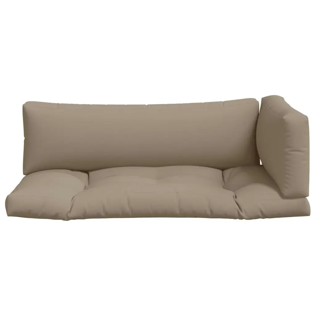 Pallet Cushions 3 pcs Taupe Fabric 314666