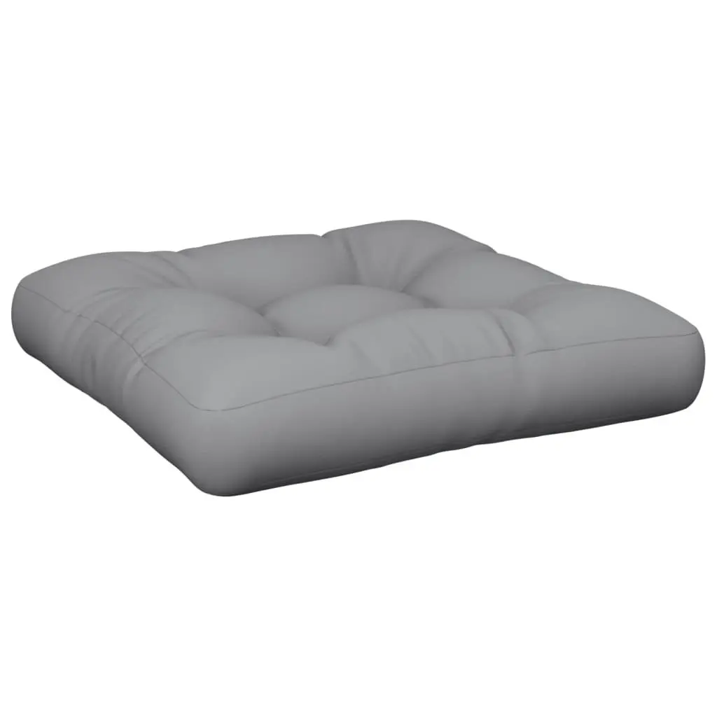 Pallet Cushions 2 pcs Grey Fabric 314484