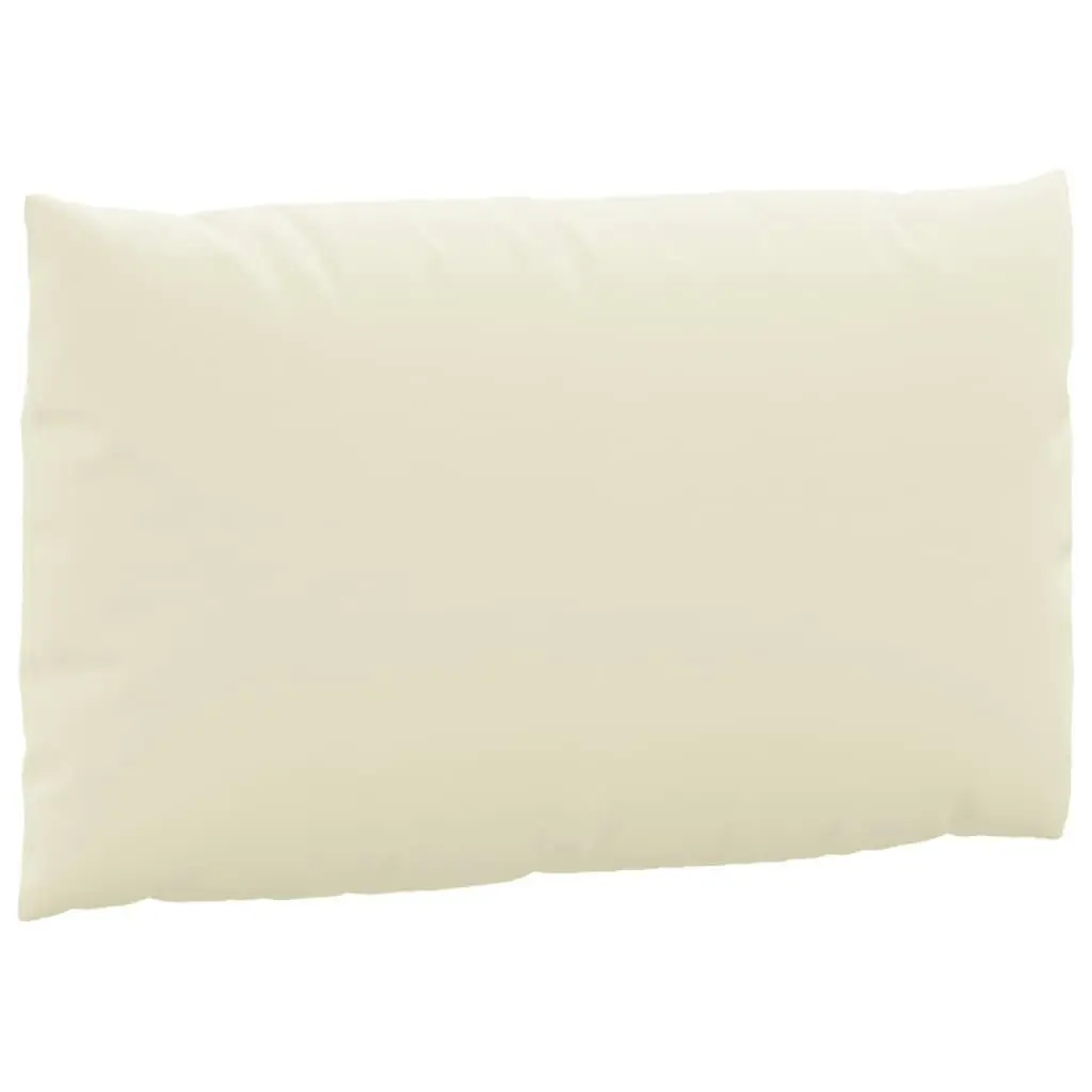 Pallet Cushions 2 pcs Cream White Oxford Fabric 361756