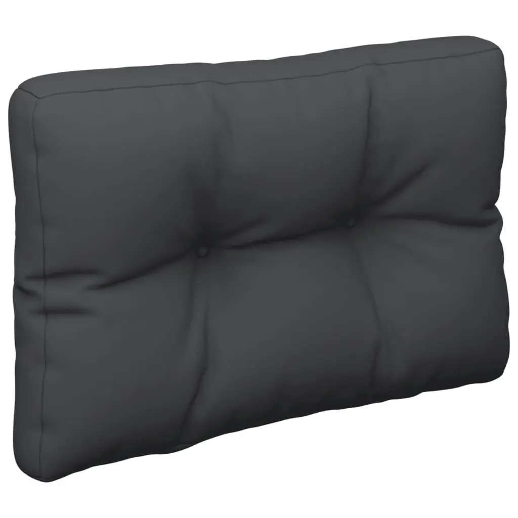 Pallet Cushions 2 pcs Black Fabric 314505