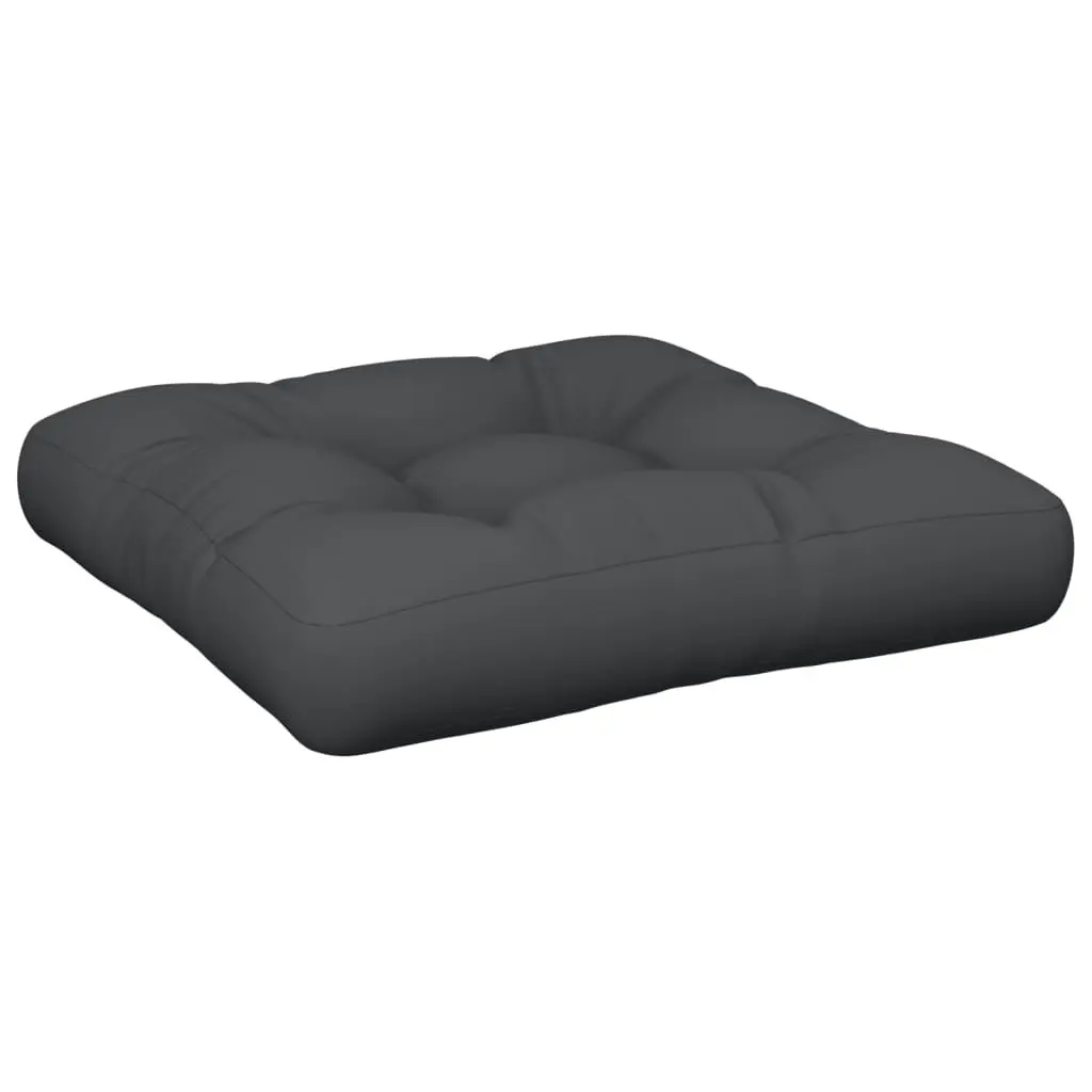 Pallet Cushions 2 pcs Black Fabric 314505