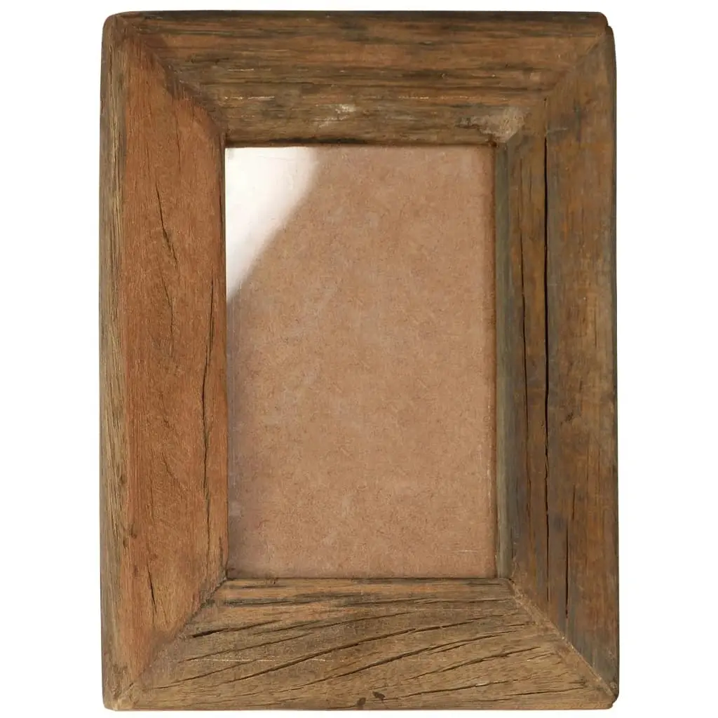 Photo Frames 2 pcs 23x28 cm Solid Reclaimed Wood and Glass 282892