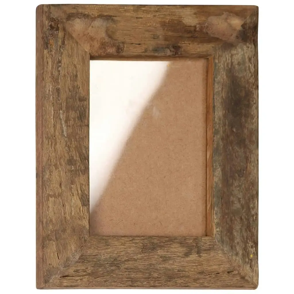 Photo Frames 2 pcs 23x28 cm Solid Reclaimed Wood and Glass 282892