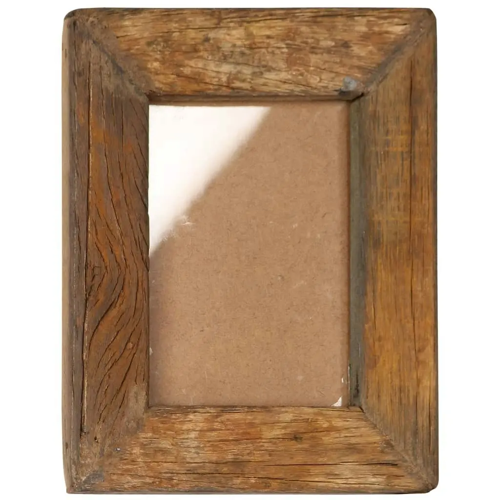 Photo Frames 2 pcs 23x28 cm Solid Reclaimed Wood and Glass 282892