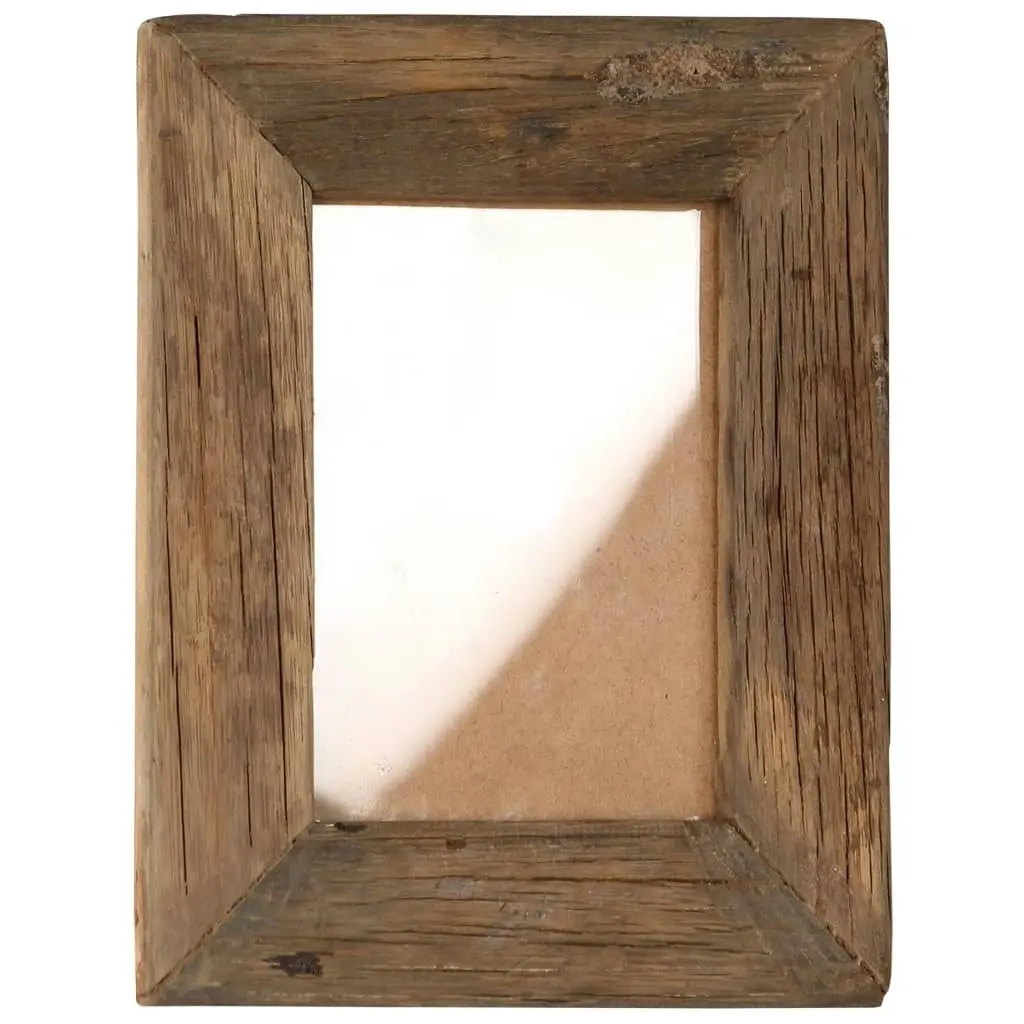 Photo Frames 2 pcs 23x28 cm Solid Reclaimed Wood and Glass 282892