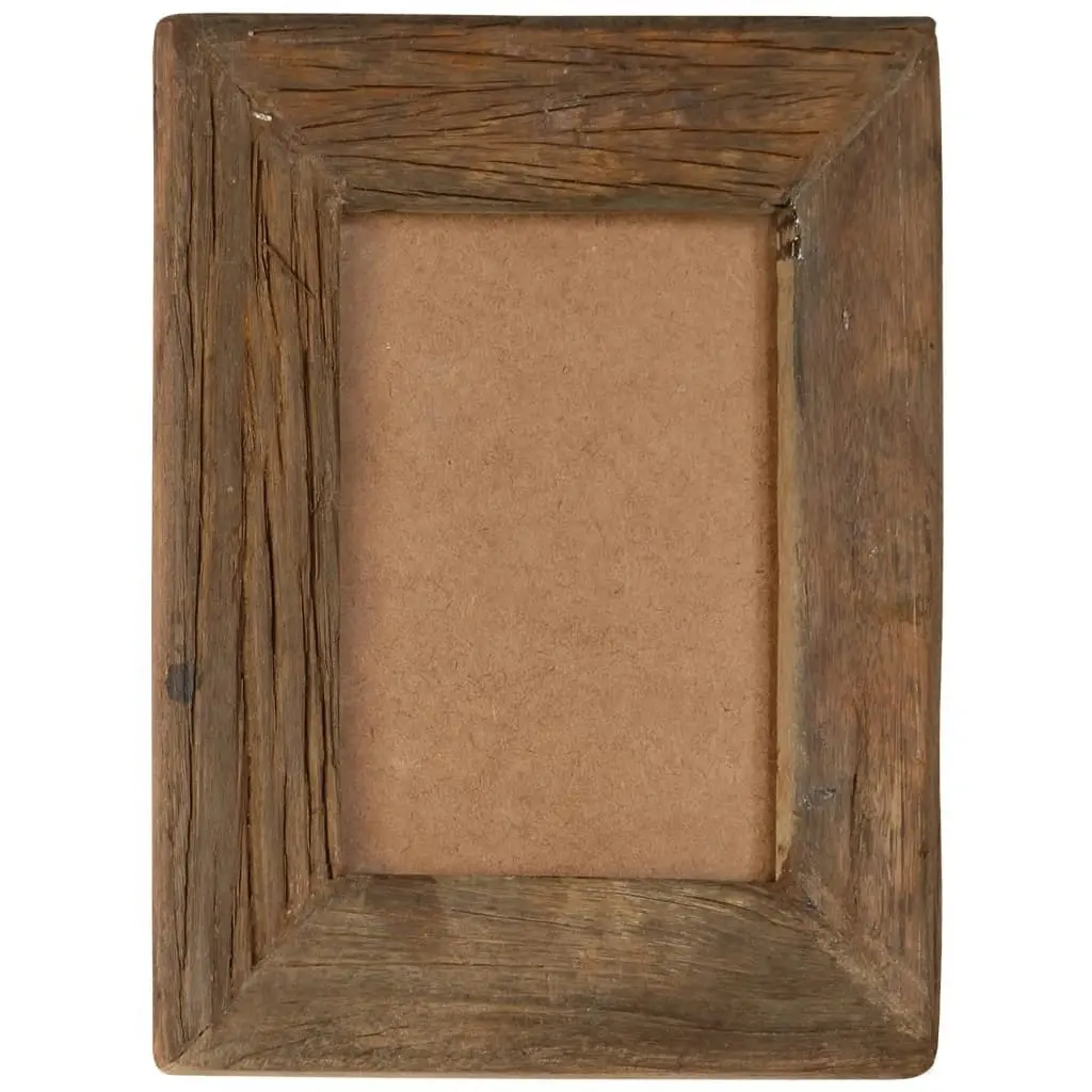 Photo Frames 2 pcs 23x28 cm Solid Reclaimed Wood and Glass 282892