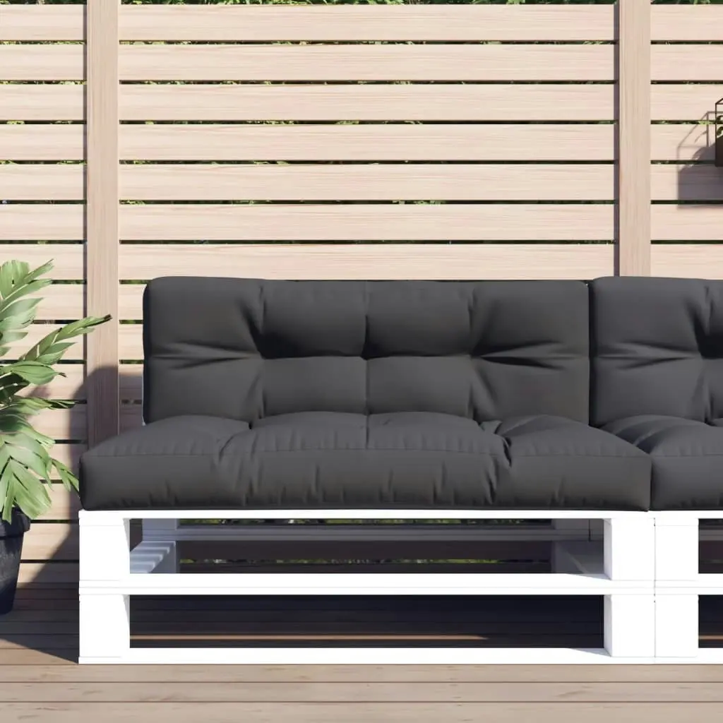 Pallet Cushions 2 pcs Anthracite Fabric 314543