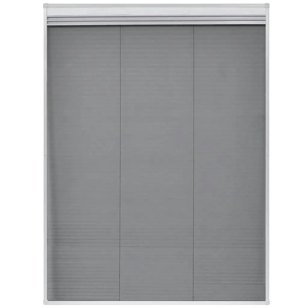 Plisse Insect Screen for Windows Aluminium 60x80 cm with Shade 142615