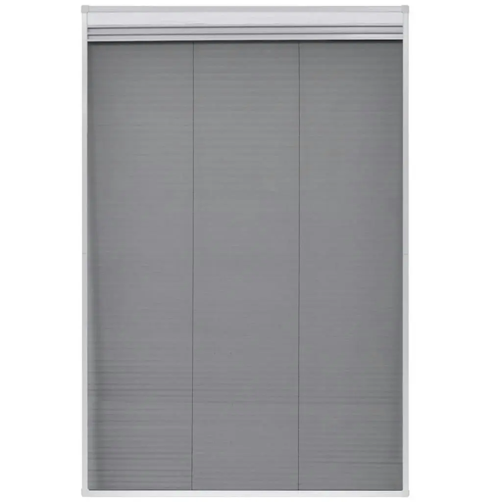 Plisse Insect Screen for Windows Aluminium 80x120 cm with Shade 142617