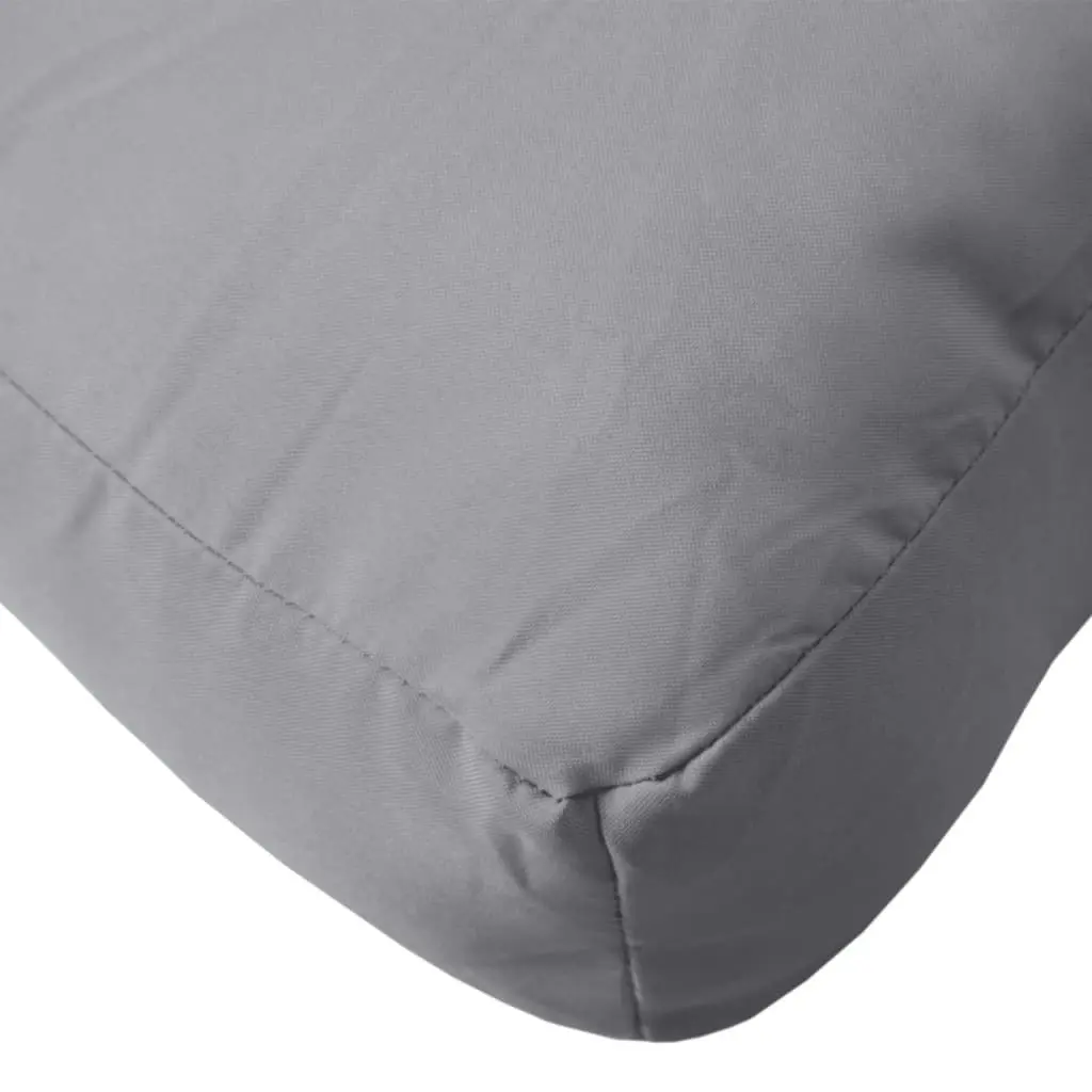 Pallet Cushions 2 pcs Grey Oxford Fabric 315053