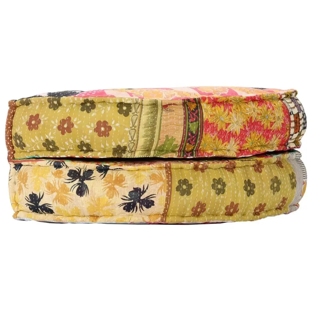 Pouffe 100x20 cm Patchwork Fabric 283787