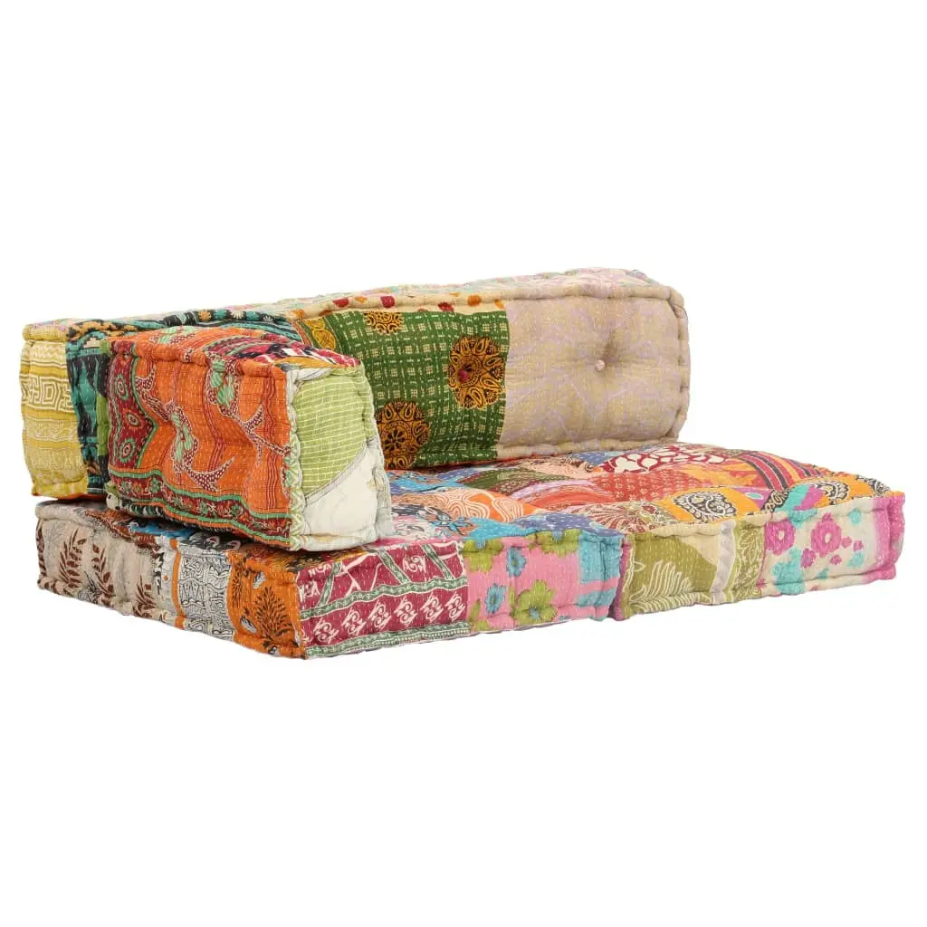 Pouffe Patchwork Fabric 249424